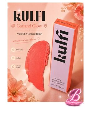 Kulfi Mehndi Moment Long-Lasting Cream Blush -  Garland Glow - NIB